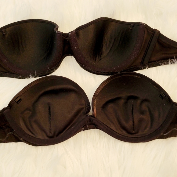 Victoria Secret Black Strapless Bras -Set of 2 - Picture 8 of 10